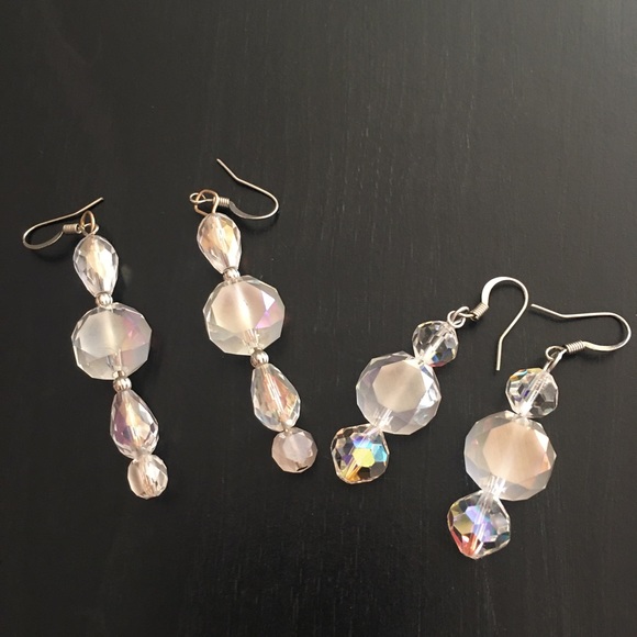 3 Crystal & Glass Necklaces With Earrings - Picture 16 of 16